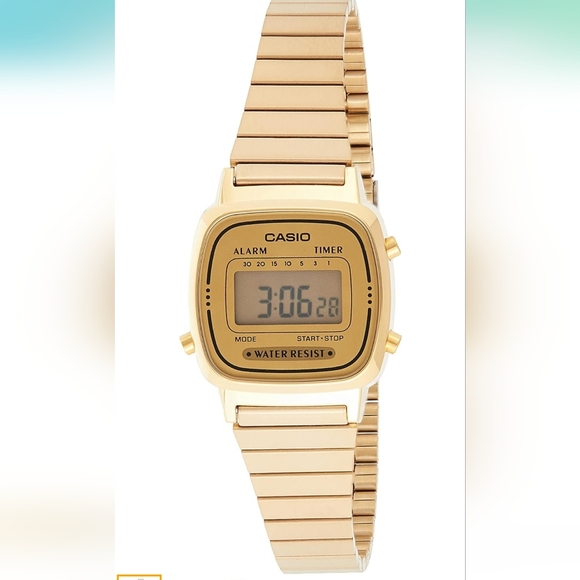 Ladies mini gold casio classic digital watch retro LA670WGA-9 - Picture 1 of 6